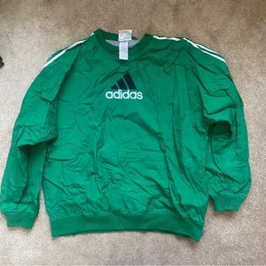 Adidas MenS Pullover Xl Green Jacket